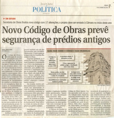 JJ - 04/01/14 - pg 3 - Política - Novo código de obras prevê segurança de prédios antigos -