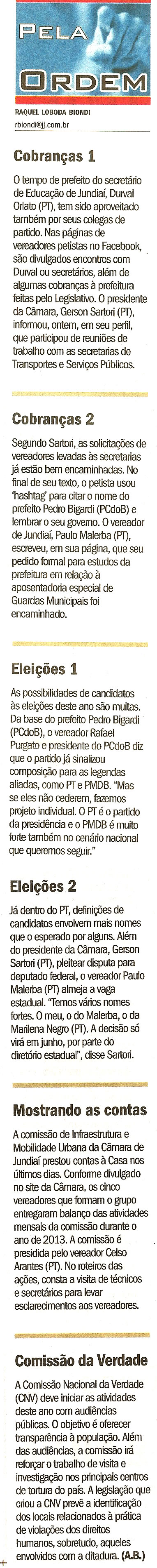 JJ - 04/01/2014 - pag 3 - sábado - Pela Ordem 
