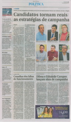 JJ - 07/07/14 - pg 3 - Política - Candidatos tornam reais as estratégias de campanha - 