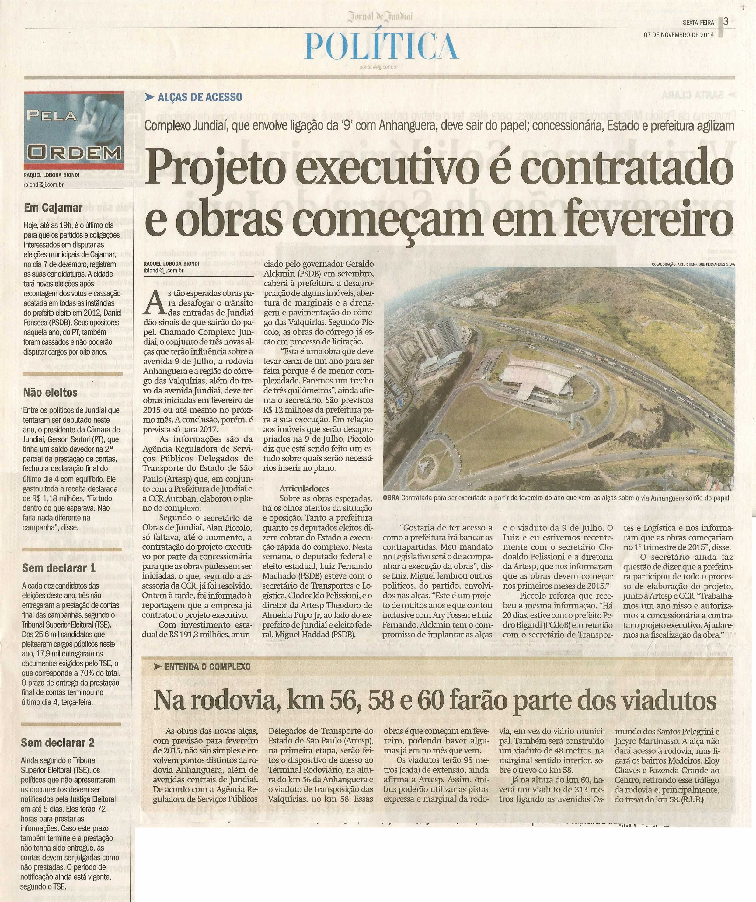 JJ - 07/11/14 - pg 3 - Política - Projeto executivo é contratado e obras começam em fevereiro - 