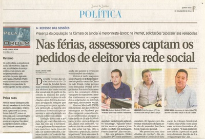 JJ - 09/01/14 - pg 3 - Política - Nas férias, assessores captam os pedidos de eleitor via rede social -