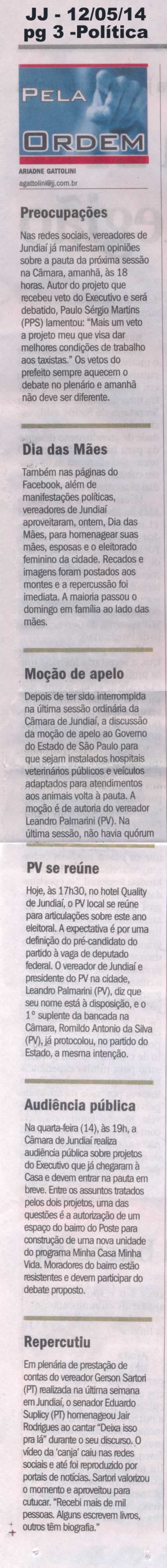 JJ - 12/05/14 - pg 3 - Política - pela ordem -