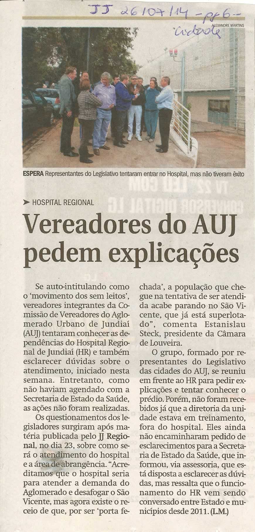 JJ - 26/07/14 - pg 4 - Cidades - Vereadores do AUJ pedem explicações -