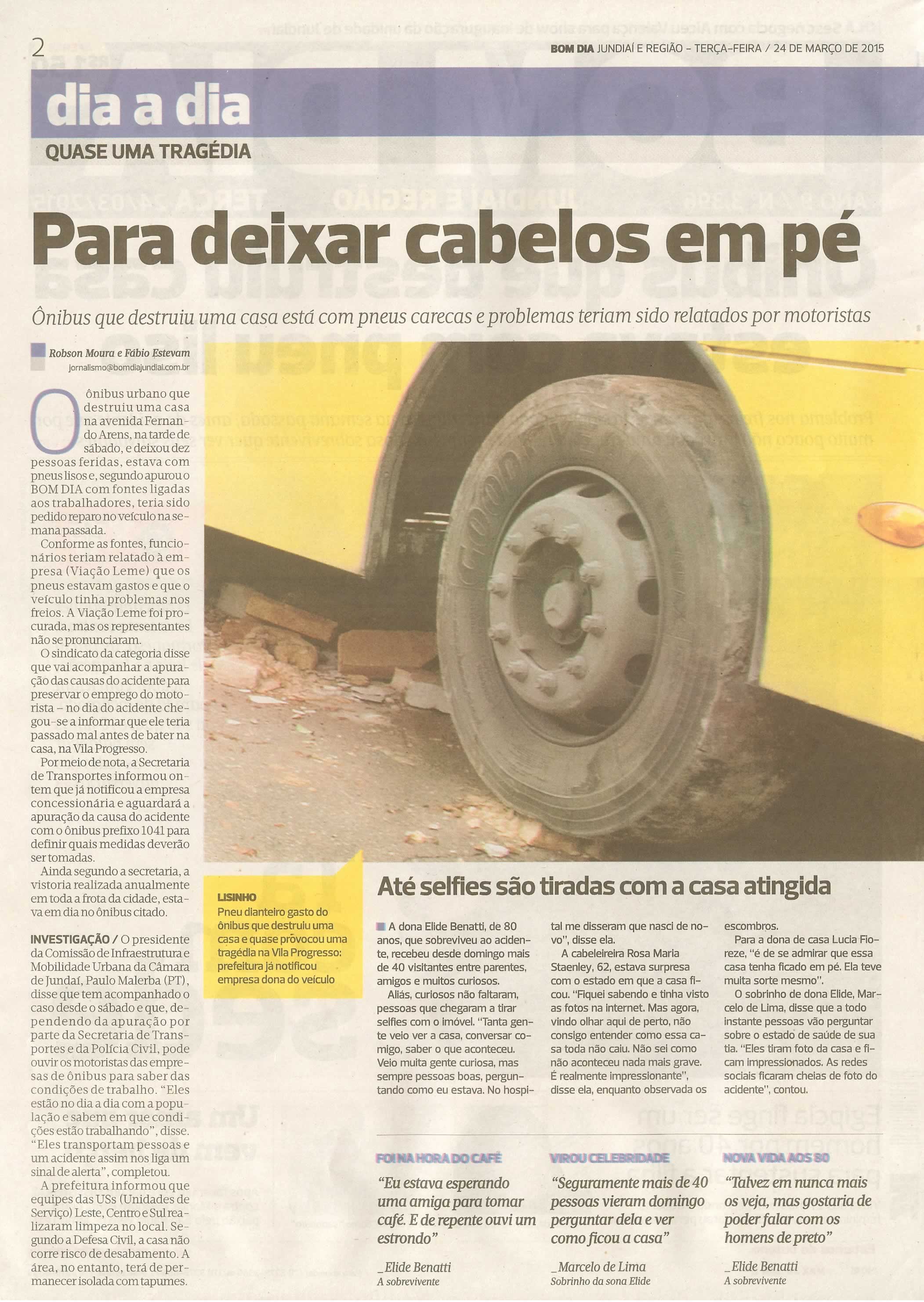 Bom Dia Jundiaí - 24/03/15 - pg 2 - Para deixar cabelos em pé -