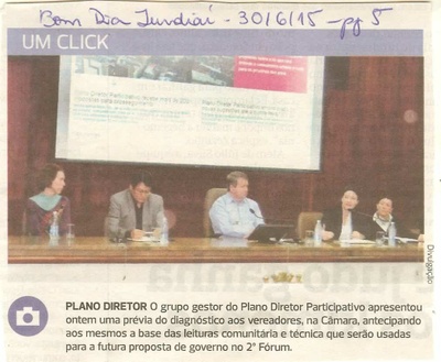 Bom Dia Jundiaí - 30/06/15 - pg 5 - Plano Diretor -