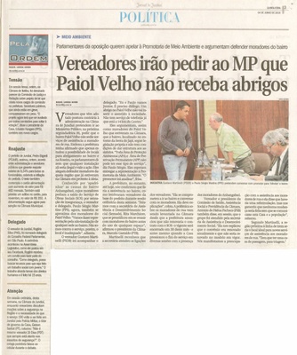 JJ - 04/06/15 - pg 3 - política - Vereadores irão pedir ao MP que Paiol Velho não receba abrigos - 
