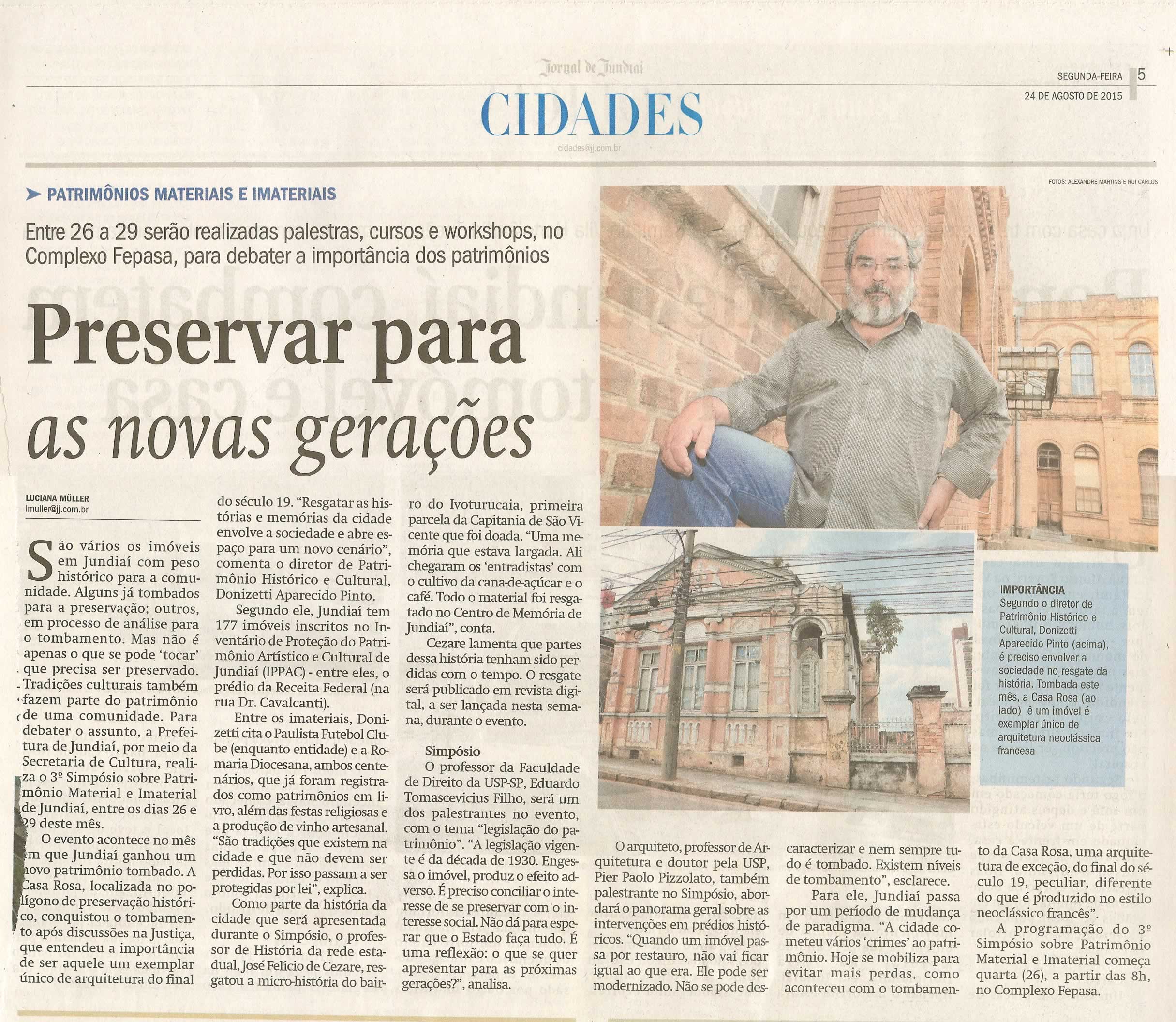 JJ - 24/08/15 - pg 5 - Cidades - Preservar para as novas gerações - 