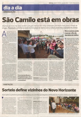 Bom Dia - pag 2 - dia a dia - 30/06 - São Camilo está em obras 