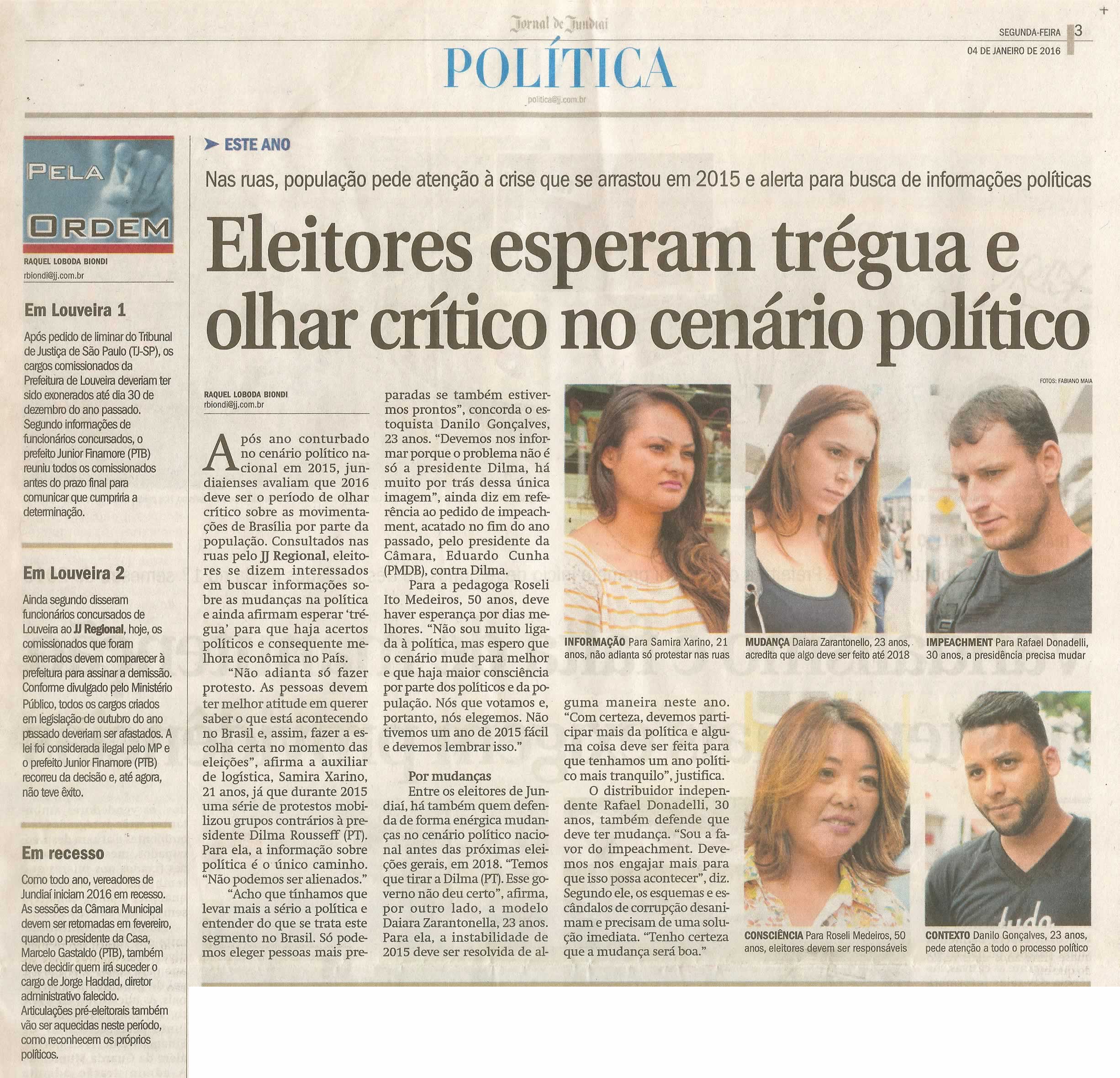 JJ - 04/01/16 - pg 3 - Política - Eleitores esperam trégua e olhar crítico no cenário político - Pela Ordem.