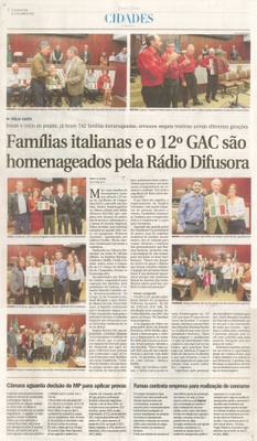 JJ - 27/06/16 - pg 4 - Cidades - Famílias italianas e o 12º GAC são homenageados pela Rádio Difusora -