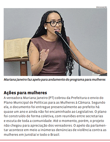 Ações para mulheres
