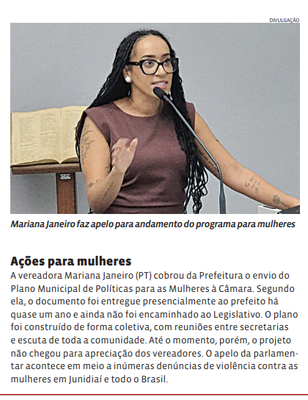Ações para mulheres