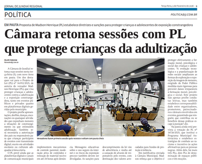 Câmara retoma sessões com PL que protege crianças da adultização