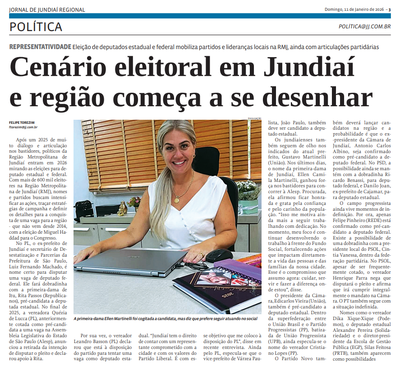 Cenário eleitoral em Jundiaí e região começa a se desenhar