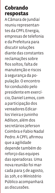 Cobrando respostas