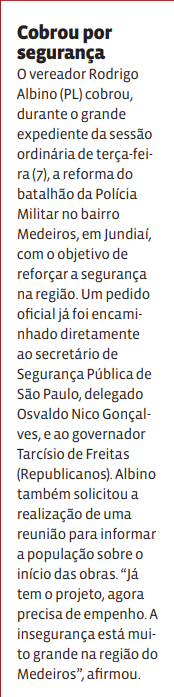 Cobrou por segurança