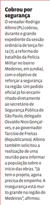 Cobrou por segurança
