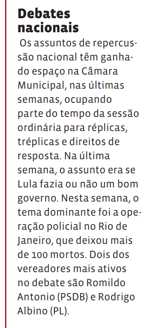Debates nacionais