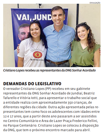 DEMANDAS DO LEGISLATIVO