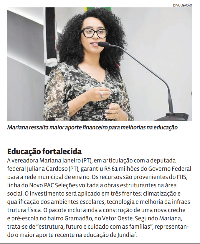 Educação fortalecida