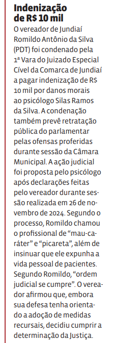 Indenização de R$ 10 mil