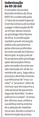 Indenização de R$ 10 mil