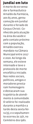 Jundiaí em luto
