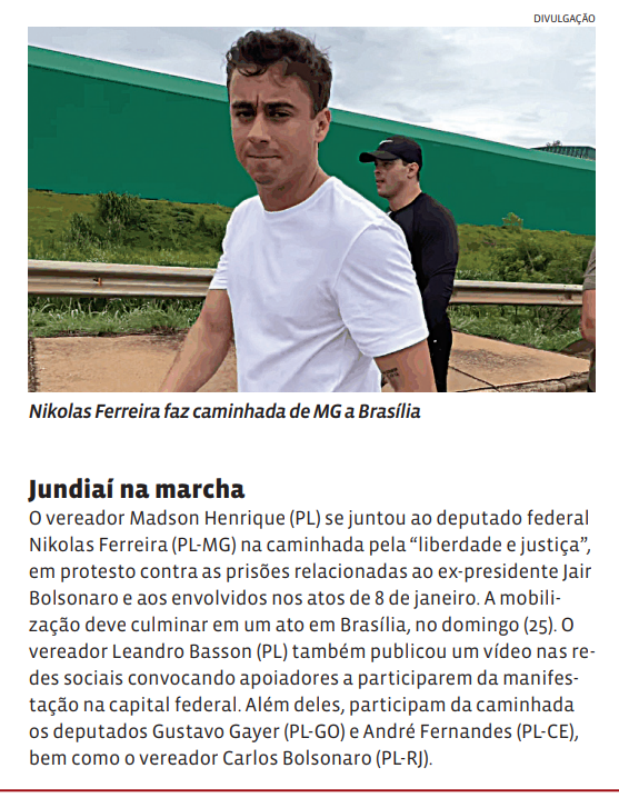 Jundiaí na marcha