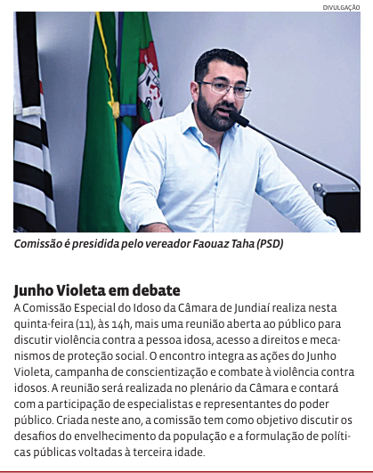 Junho Violeta em debate