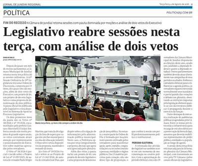 Legislativo reabre sessões nesta terça, com análise de dois vetos