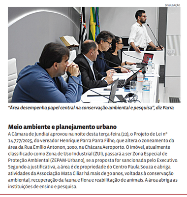 Meio ambiente e planejamento urbano 