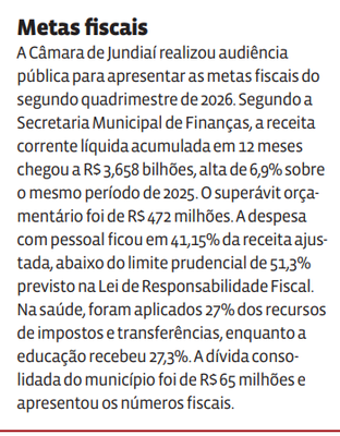 Metas fiscais