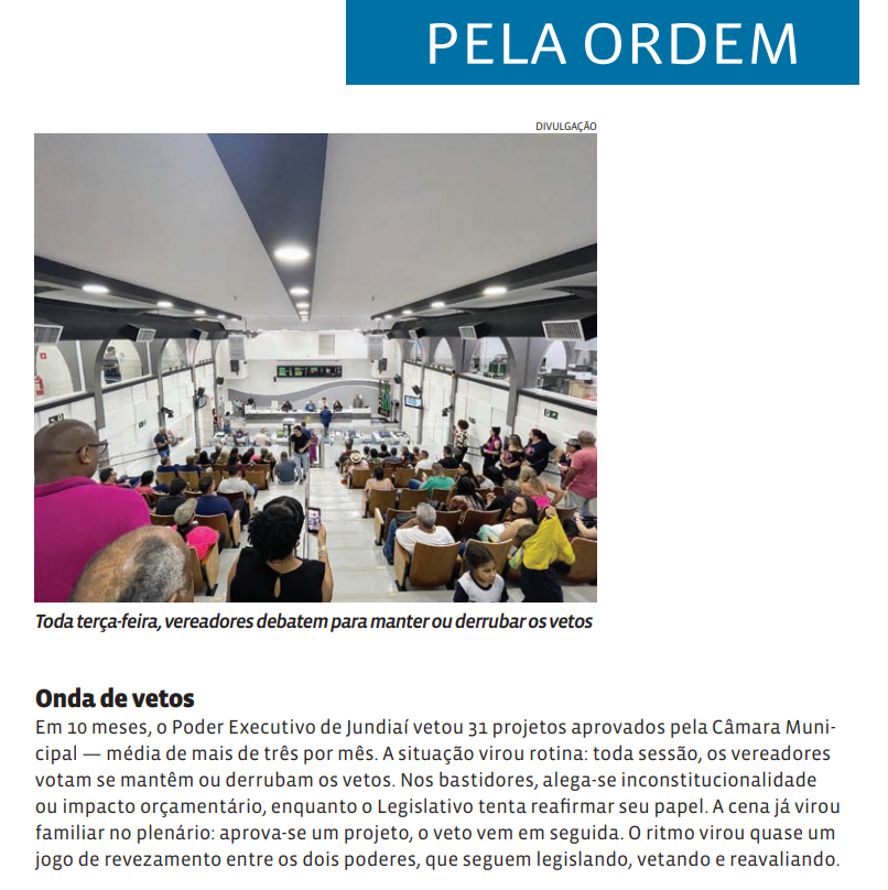 Onda de vetos