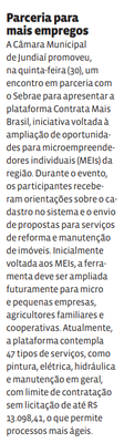 Parceria para mais empregos