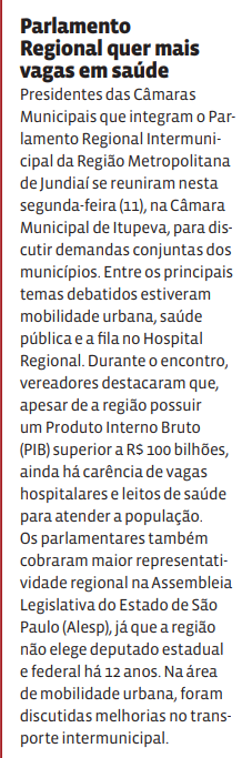 Parlamento Regional quer mais vagas em saúde