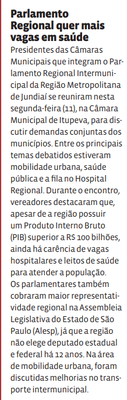 Parlamento Regional quer mais vagas em saúde