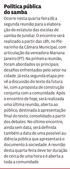 Política pública do samba