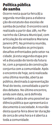 Política pública do samba