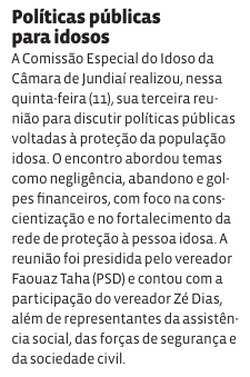 Políticas públicas para idosos