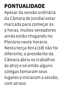 PONTUALIDADE