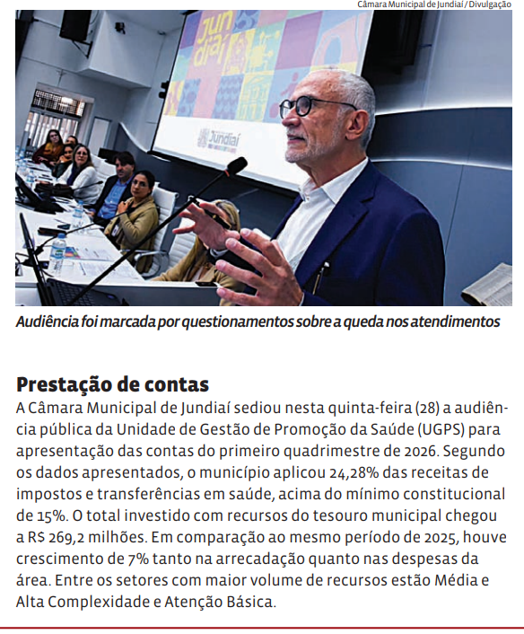Prestação de contas 