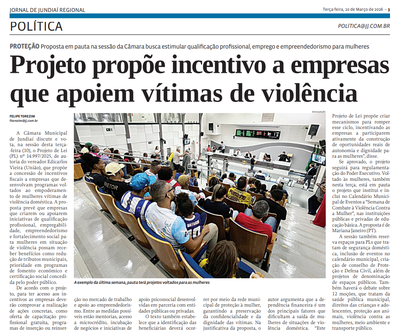 Projeto propõe incentivo a empresas que apoiem vítimas de violência