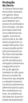Proteção da Serra