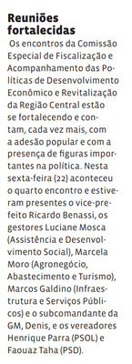 Reuniões fortalecidas