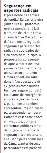 Segurança em esportes radicais