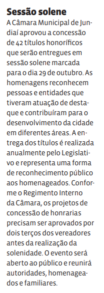 Sessão solene