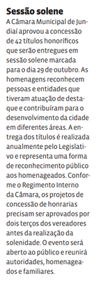 Sessão solene