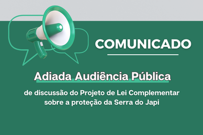 Adiada audiência sobre projeto do presidente da Câmara