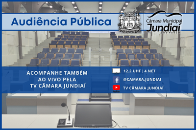 Audiência Pública discutirá alteração no Plano Diretor