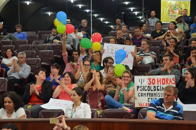 Psicólogos presentes na sessão Psicólogos presentes na sessão